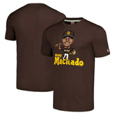 Manny Machado San Diego Padres Homage Caricature Tri-Blend T-Shirt discount