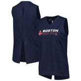 Boston Red Sox Levelwear Women's Paisley Chase V-Neck Tank Top for sale