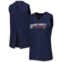 Detroit Tigers Levelwear Women's Paisley Chase V-Neck Tank Top Clearance