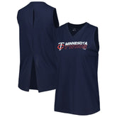 Minnesota Twins Levelwear Women's Paisley Chase V-Neck Tank Top Lifestyle