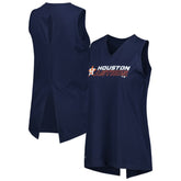 Houston Astros Levelwear Women's Paisley Chase V-Neck Tank Top Lifestyle