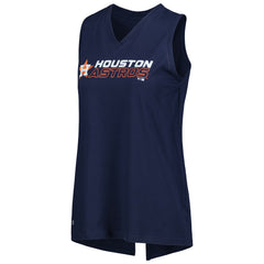 Houston Astros Levelwear Women's Paisley Chase V-Neck Tank Top Lifestyle