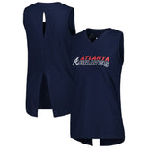 Atlanta Braves Levelwear Women's Paisley Chase V-Neck Tank Top discount