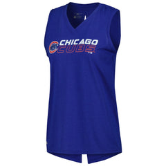 Chicago Cubs Levelwear Women's Paisley Chase V-Neck Tank Top Sale
