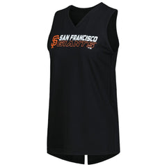 San Francisco Giants Levelwear Women's Paisley Chase V-Neck Tank Top On Sale
