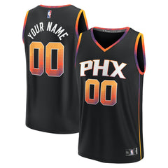 Fanatics - Phoenix Suns Youth Fast Break Replica Custom Jersey - Statement Edition - Black