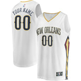 Fanatics - New Orleans Pelicans Unisex Custom Fast Break Jersey - Association Edition - White