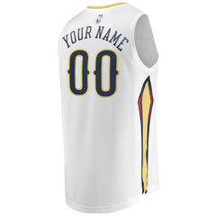 Fanatics - New Orleans Pelicans Unisex Custom Fast Break Jersey - Association Edition - White