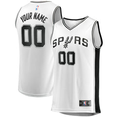Fanatics - San Antonio Spurs Fast Break Custom Replica Jersey - Association Edition - White