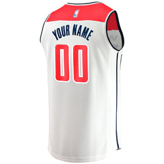 Fanatics - Washington Wizards Fast Break Custom Replica Jersey - Association Edition - White