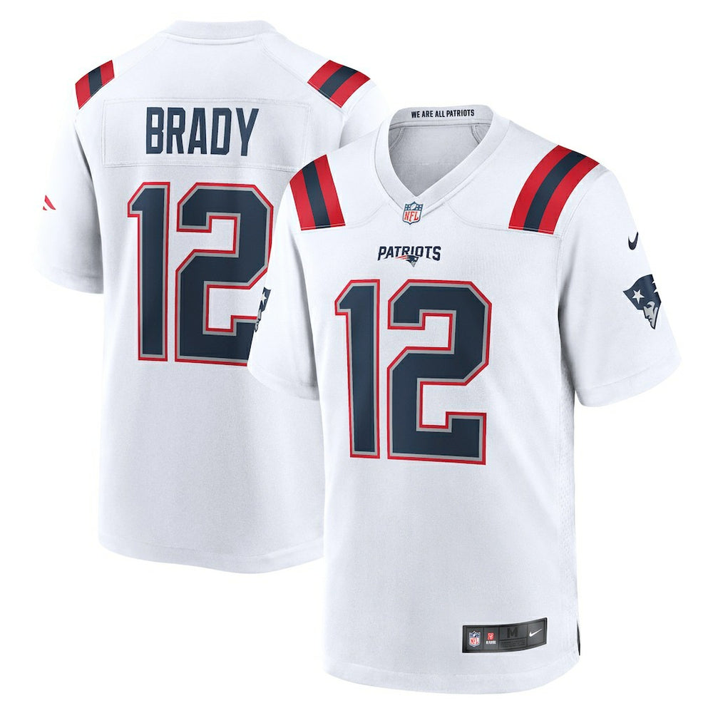 Tom Brady New England Patriots Retired Game Jersey White - Nike
