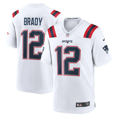 Tom Brady New England Patriots Retired Game Jersey White - Nike