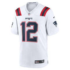 Tom Brady New England Patriots Retired Game Jersey White - Nike
