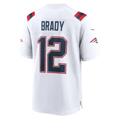 Tom Brady New England Patriots Retired Game Jersey White - Nike