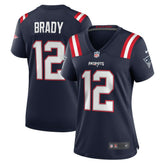 Tom Brady New England Patriots Women's Retired Game Jersey Navy - Nike