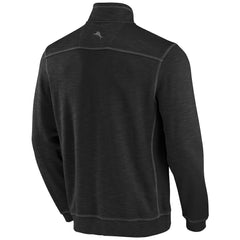 Las Vegas Raiders Big & Tall Tobago Bay Half-Zip Sweatshirt Black - Tommy Bahama
