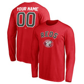 Cincinnati Reds Personalized Cooperstown Collection Winning Streak Long Sleeve T-Shirt Sale