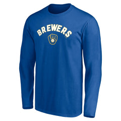 Milwaukee Brewers Personalized Cooperstown Collection Winning Streak Long Sleeve T-Shirt discount