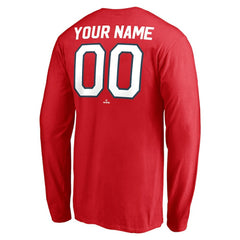 Washington Nationals Personalized Cooperstown Collection Winning Streak Long Sleeve T-Shirt Lifestyle