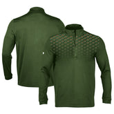 Minnesota Wild - Levelwear NHL x PGA Scout Midlayer Quarter-Zip Pullover Top Hunter Green