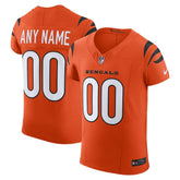 Cincinnati Bengals Alternate Vapor F.U.S.E. Elite Custom Jersey Men's Orange - Nike