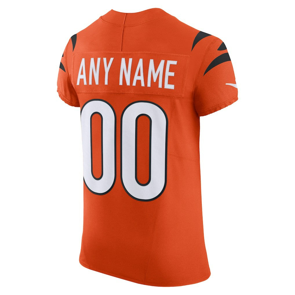 Cincinnati Bengals Alternate Vapor F.U.S.E. Elite Custom Jersey - Men's Orange | NFL Jerseys