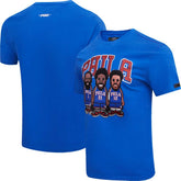 NBA - Joel Embiid, Tobias Harris, James Harden Philadelphia 76ers Pro Standard Multi Lineup T-Shirt - Royal