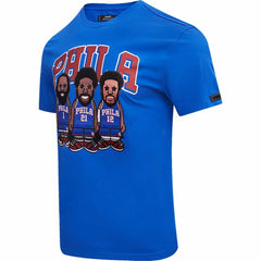 NBA - Joel Embiid, Tobias Harris, James Harden Philadelphia 76ers Pro Standard Multi Lineup T-Shirt - Royal