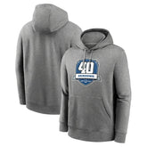 Indianapolis Colts 40th Anniversary Club Pullover Hoodie Heather Gray - Nike