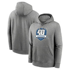 Indianapolis Colts 40th Anniversary Club Pullover Hoodie Heather Gray - Nike