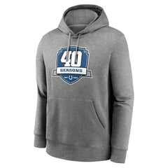 Indianapolis Colts 40th Anniversary Club Pullover Hoodie Heather Gray - Nike