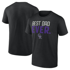 Colorado Rockies Best Dad Ever T-Shirt for sale