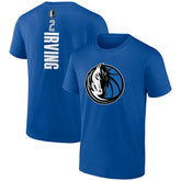 NBA - Kyrie Irving Dallas Mavericks Playmaker Name & Number T-Shirt - Royal