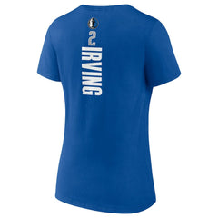 NBA - Kyrie Irving Dallas Mavericks Women's Playmaker Name & Number V-Neck T-Shirt - Royal