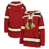 Chicago Blackhawks '47 Women's Superior Lacer Pullover Hoodie Red
