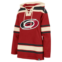 Carolina Hurricanes - '47 Women's Superior Lacer Pullover Hoodie Red
