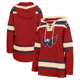 Washington Capitals '47 Women's Superior Lacer Pullover Hoodie Red