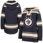 Winnipeg Jets - '47 Women's Superior Lacer Pullover Hoodie Navy