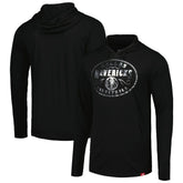 NBA - Dallas Mavericks Sportiqe Unisex Rowan Tri-Blend Long Sleeve Hoodie T-Shirt - Black