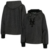 New York Mets DKNY Sport Women's Debbie Dolman Raglan Pullover Hoodie On Sale