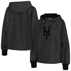 New York Mets DKNY Sport Women's Debbie Dolman Raglan Pullover Hoodie On Sale
