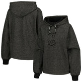 Cleveland Guardians DKNY Sport Women's Debbie Dolman Raglan Pullover Hoodie Lifestyle