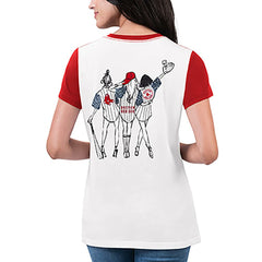 Boston Red Sox G-III 4Her by Carl Banks Women's Illustration Ringer T-Shirt Near Me