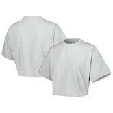 NBA - Boston Celtics Lusso Women's Nola Faded Tonal Cropped T-Shirt - Gray