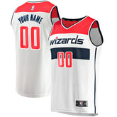 Fanatics - Washington Wizards Youth Fast Break Replica Custom Jersey - Association Edition - White