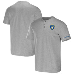 Milwaukee Brewers Darius Rucker Collection by Fanatics Henley T-Shirt discount