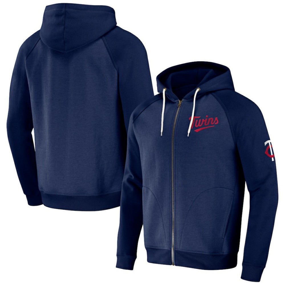 Minnesota Twins Darius Rucker Collection by Fanatics Raglan Full-Zip Hoodie for sale