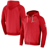 St. Louis Cardinals Darius Rucker Collection by Fanatics Raglan Full-Zip Hoodie Clearance