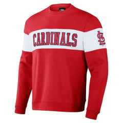 St. Louis Cardinals Darius Rucker Collection by Fanatics Stripe Pullover Sweatshirt Clearance