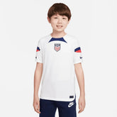 2022-23 USA Home Youth Soccer Jersey White-Loyal Blue | Nike Discount